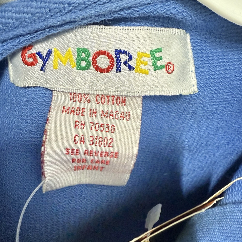 Vintage NWT Gymboree RAINBOW TAG 1996 December Spring Little Sailor Shirt Jacket - Picture 6 of 10
